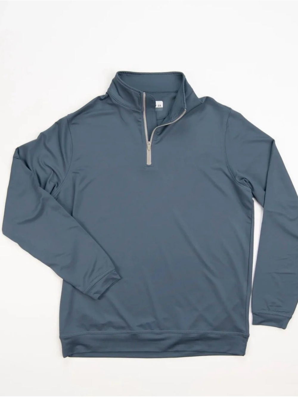 Southern Point Co Qtr-Zip Lodge Performance Pullover Mens Size L Blue-Gray NWT